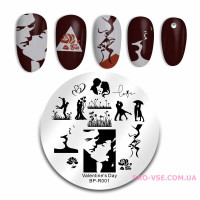 Диск для стемпинга BornPretty Valentine`s Day BP-R001